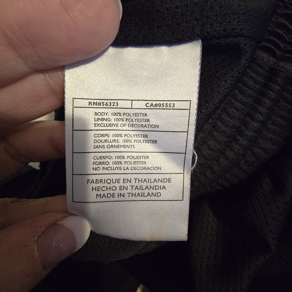 Vintage Nike Basketball Shorts Men's XXL Black Elastic Waist Drawstring Pockets - Picture 8 of 15